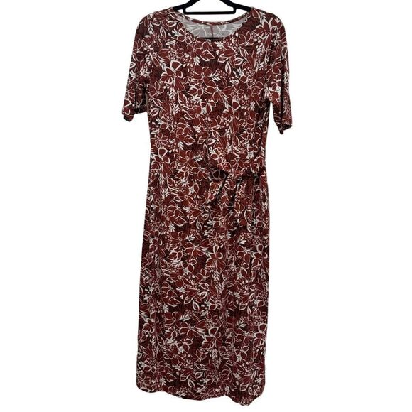 Garnet Hill Dresses & Skirts - Garnet Hill | Floral Side Tie Dress | Size: M | NWOT